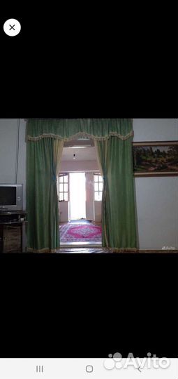 Часы и шторы