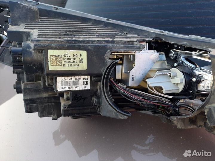 Hyundai solaris фара