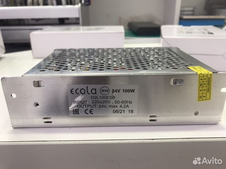 Блок питания для светодиодной ленты 220V24V 100W