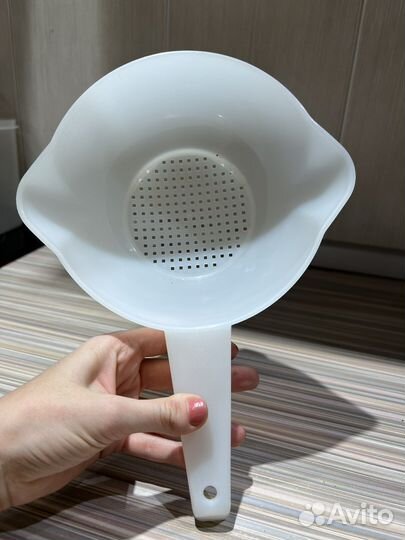 Маленький дуршлаг tupperware новый