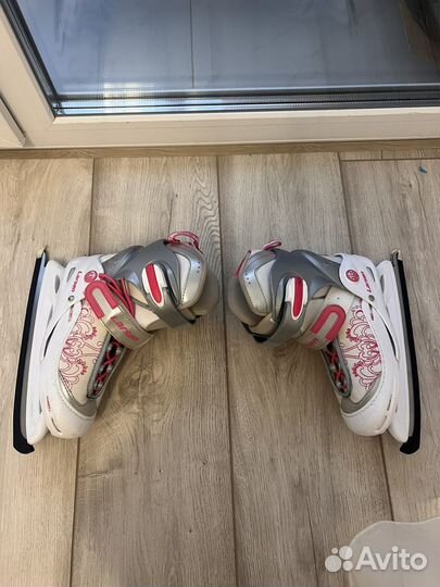 Коньки фигурные раздвижные 30 33