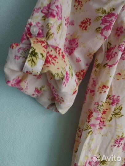 Рубашка для девочки в народном стиле на 5 - 7 лет