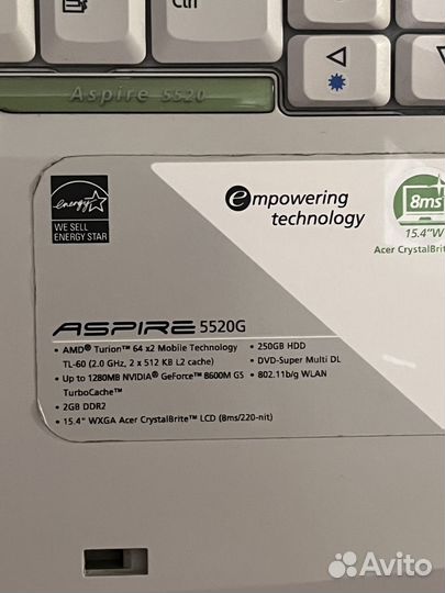 Acer aspire5520G