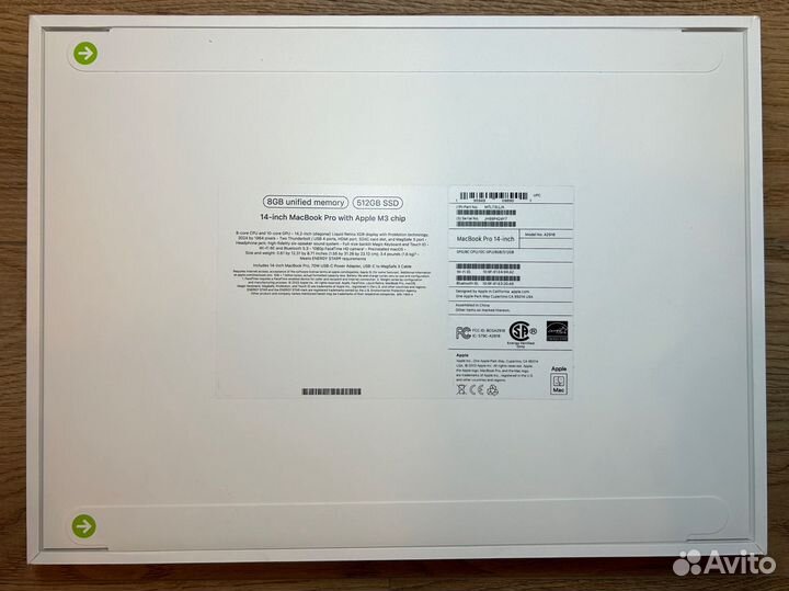 Apple macbook pro 14 M3 512Gb Новый