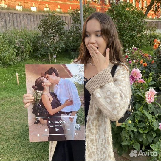 Витраж с фото / Подарок