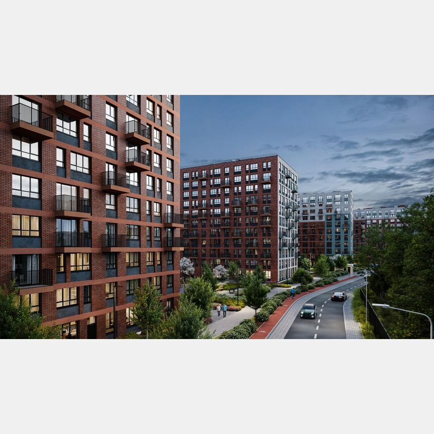 2-к. квартира, 54,3 м², 10/11 эт.