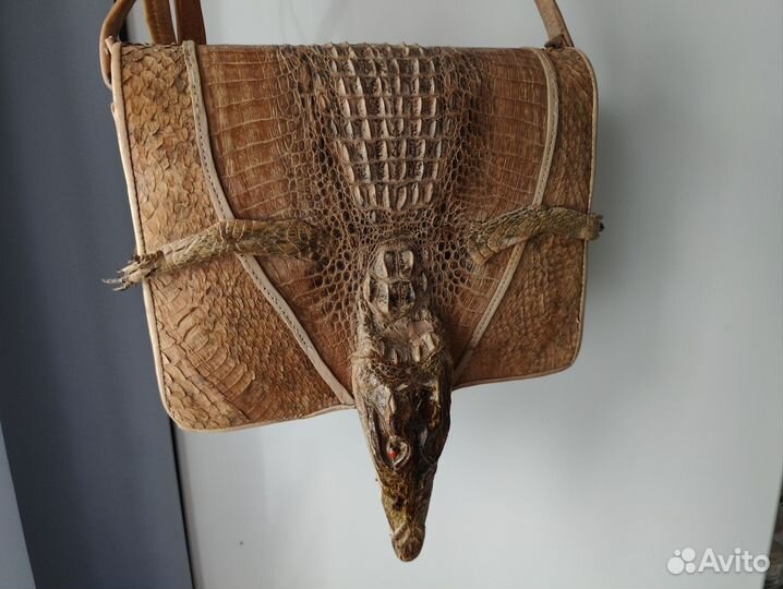 Сумка натуральная кожа крокодила