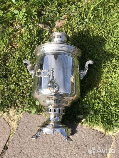 Самовар на дровах как новый Тула 7 л