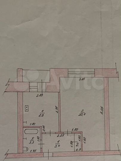 1-к. квартира, 36,5 м², 5/5 эт.