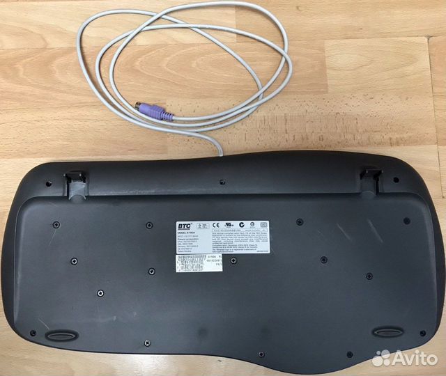 Офисная клавиатура BTC 8190A White PS/2. Рабочая