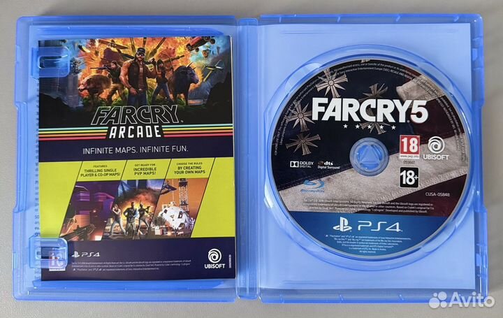 Диск игры Far cry 5 для ps4, ps5