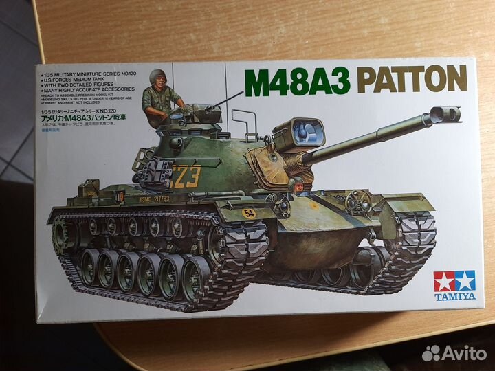 Модель танка М 48 Паттон 3 Тамия