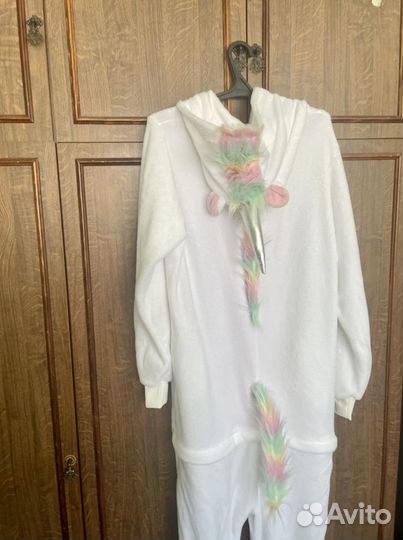 Костюм кигуруми пижама единорог