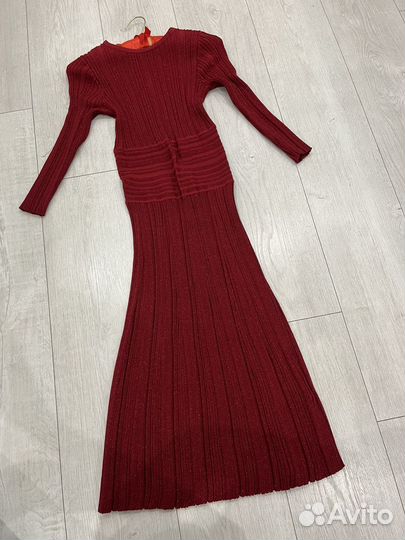 Платье лапша миди