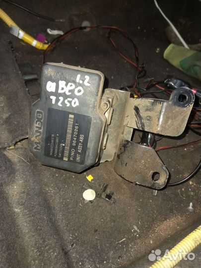 Блок абс abc шевроле авео 1.2 т250