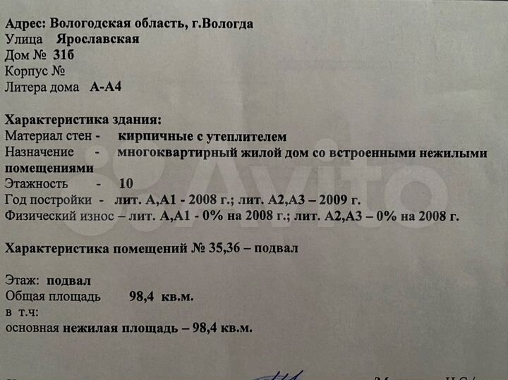 Свободного назначения, 98.4 м²