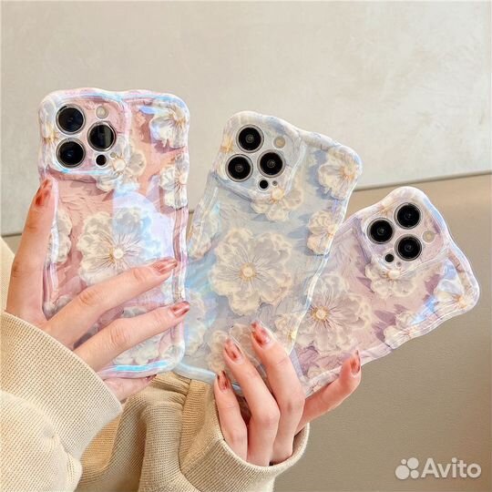 Картина маслом чехол для мобильного телефона цветы