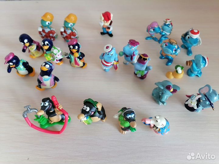 Игрушки из киндер сюрприза 90х