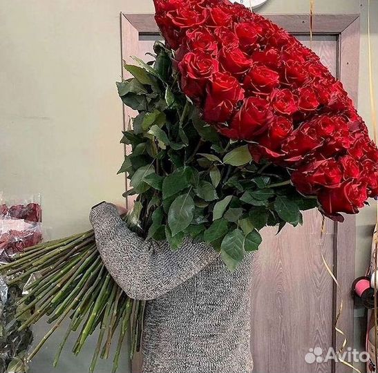 Высокие розы Гигантские розы Доставка цветов