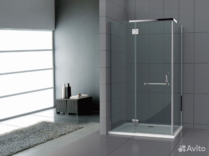 Душевая из стекла под ключ
