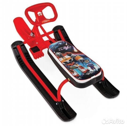 Детский снегокат Nika Тимка спорт 2 плюс с роботом