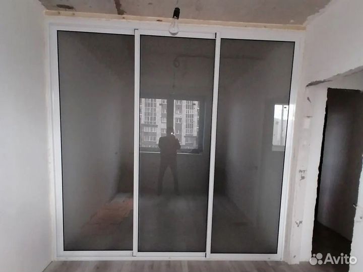 Пластиковые окна на балкон p-6955