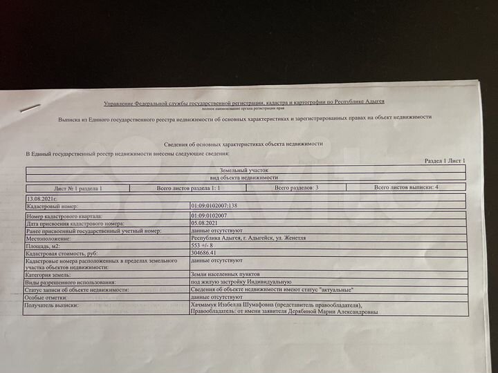 Участок 5,5 сот. (ИЖС)