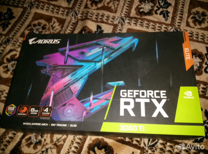 Aorus 3060 Ti Elite 8 гб