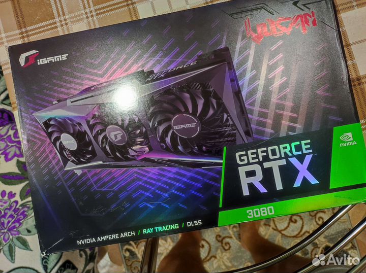 Видеокарта rtx 3080 colorful igame Vulcan