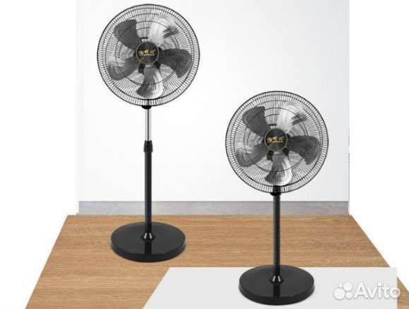 Вентилятор напольный с железными лопостями