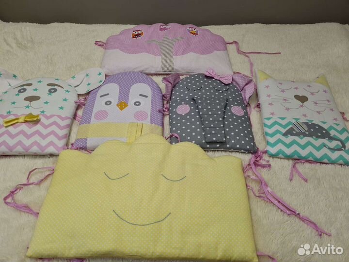 Бортики в кроватку