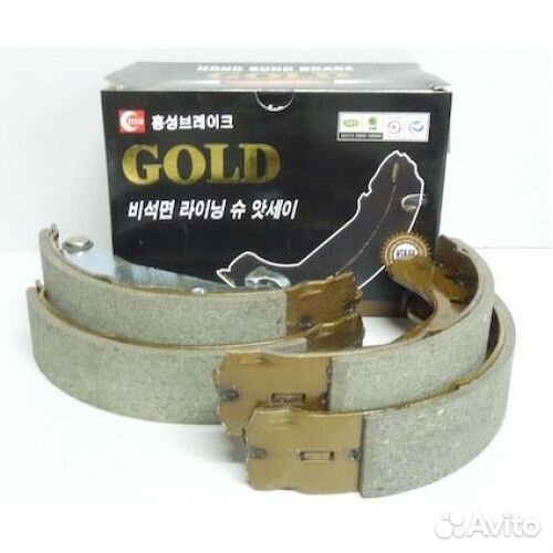 Колодки задние барабанные Chevrolet Aveo/Gentra