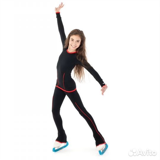 Mondor Лонгслив для фигурного катания, solo майка