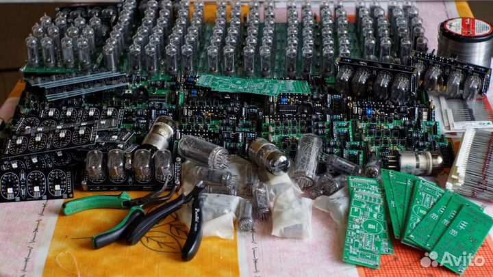 Часы nixie clock на ин-14