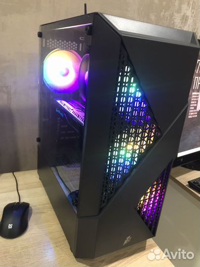 Мощный Игровой компьютер i7/ddr4-16gb/rx470 4g