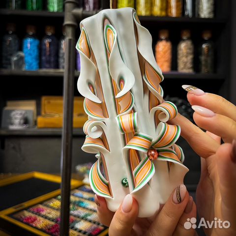 Мастер-класс по резным свечам