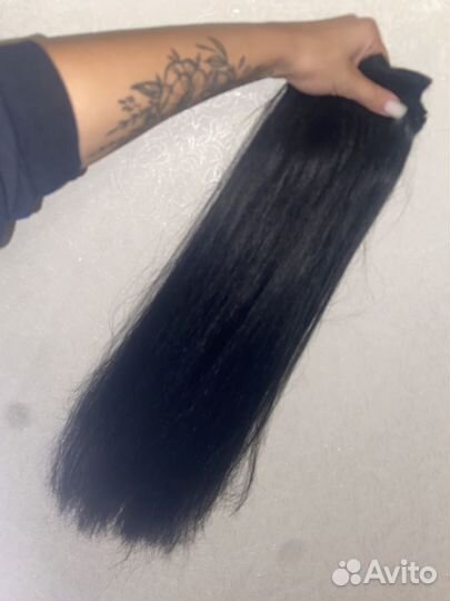 Биопротеиновые волосы на заколках 60-70см