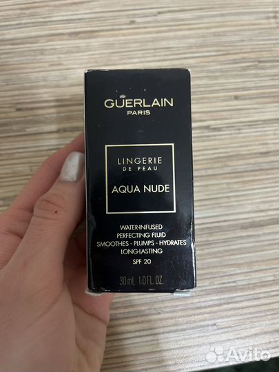 Крем тональный Guerlain aqua nude тон 1W