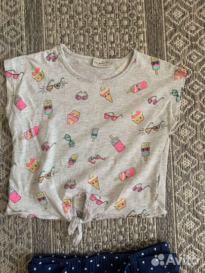 Платье, шорты детские, топ 122р