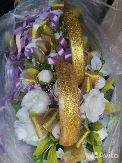 Свадебное украшение на машину аренда