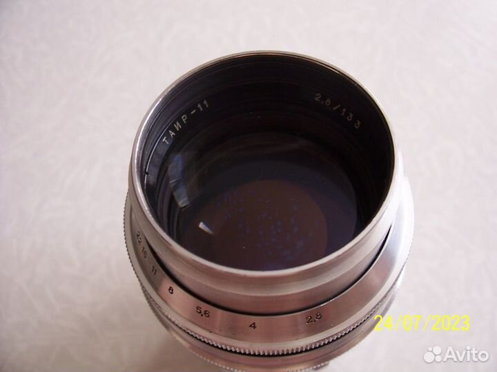 Белый объектив Таир 11 133/2.8