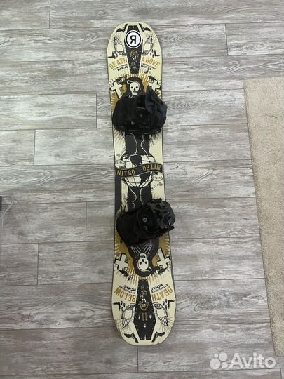 Продам сноуборд nitro diablo с креплениями flow