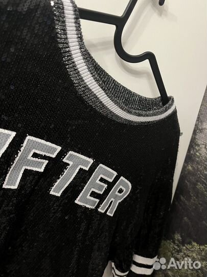 Свитшот блестящий женский