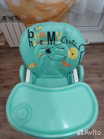 Стульчик для кормления Babyton Happy Animals Green