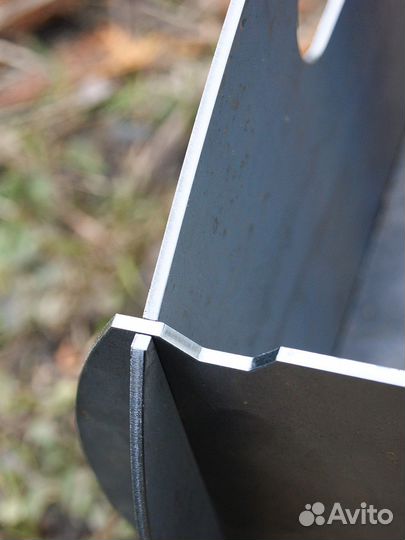 Мангал огонёк 4 мм разборный с сумкой