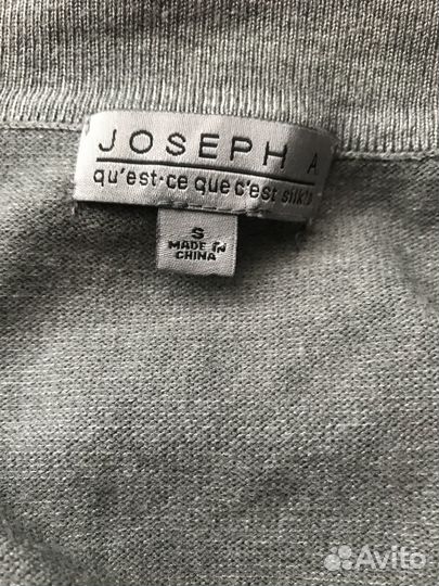 Кардиган тонкий и теплый, серого цвета с кистями