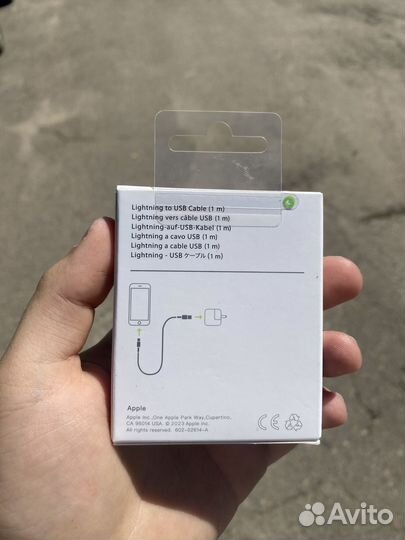 Кабель apple lightning usb