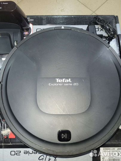 Робот-пылесос Tefal rg6825wh, черный