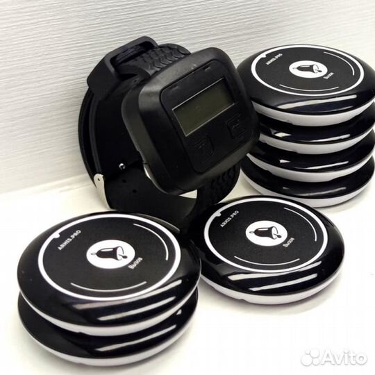 Кнопка вызова персонала, официанта с часами