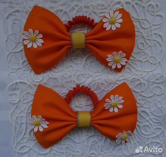 Детские бантики для волос, хлопок, разные